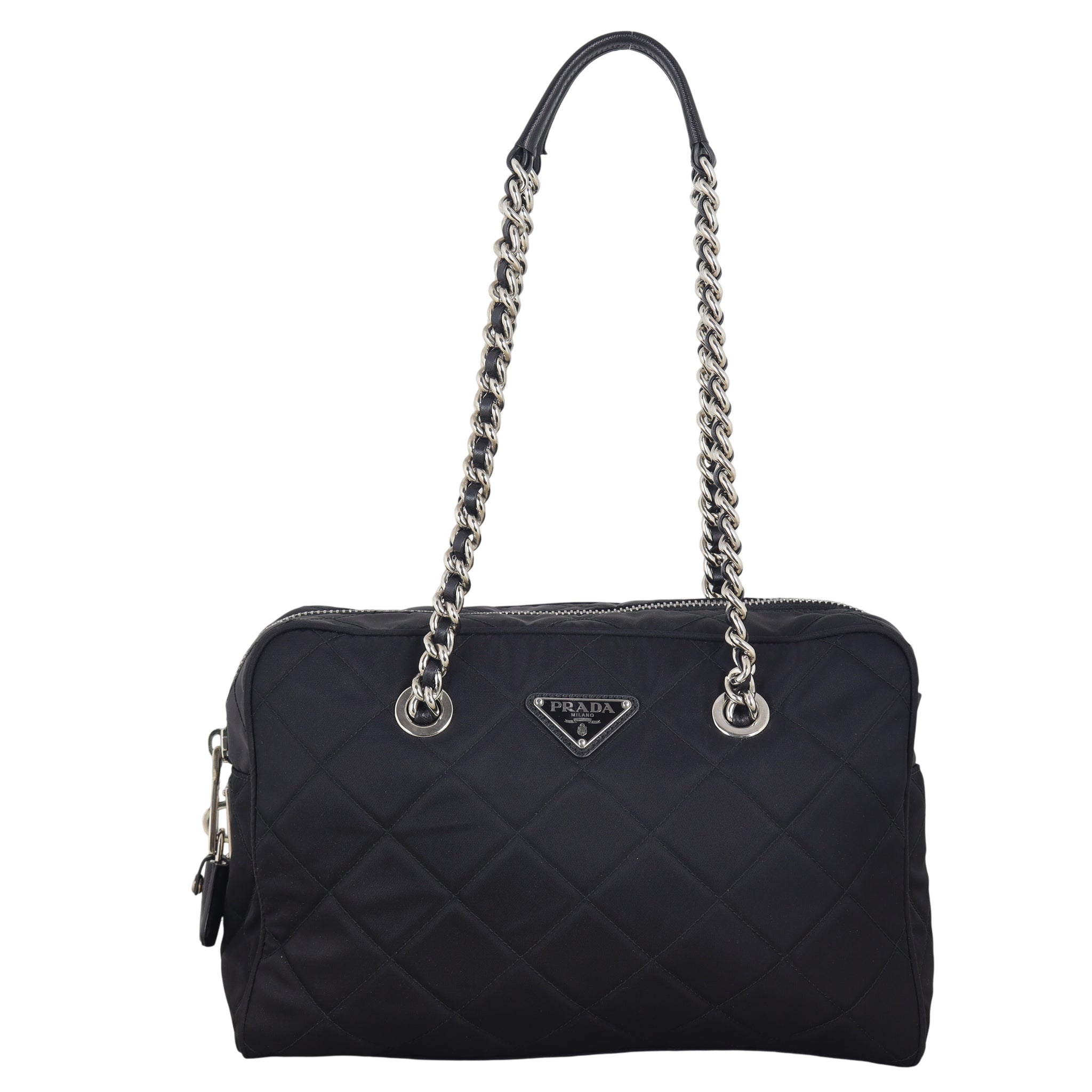 Prada Impuntu Tessuto Shoulder Bag