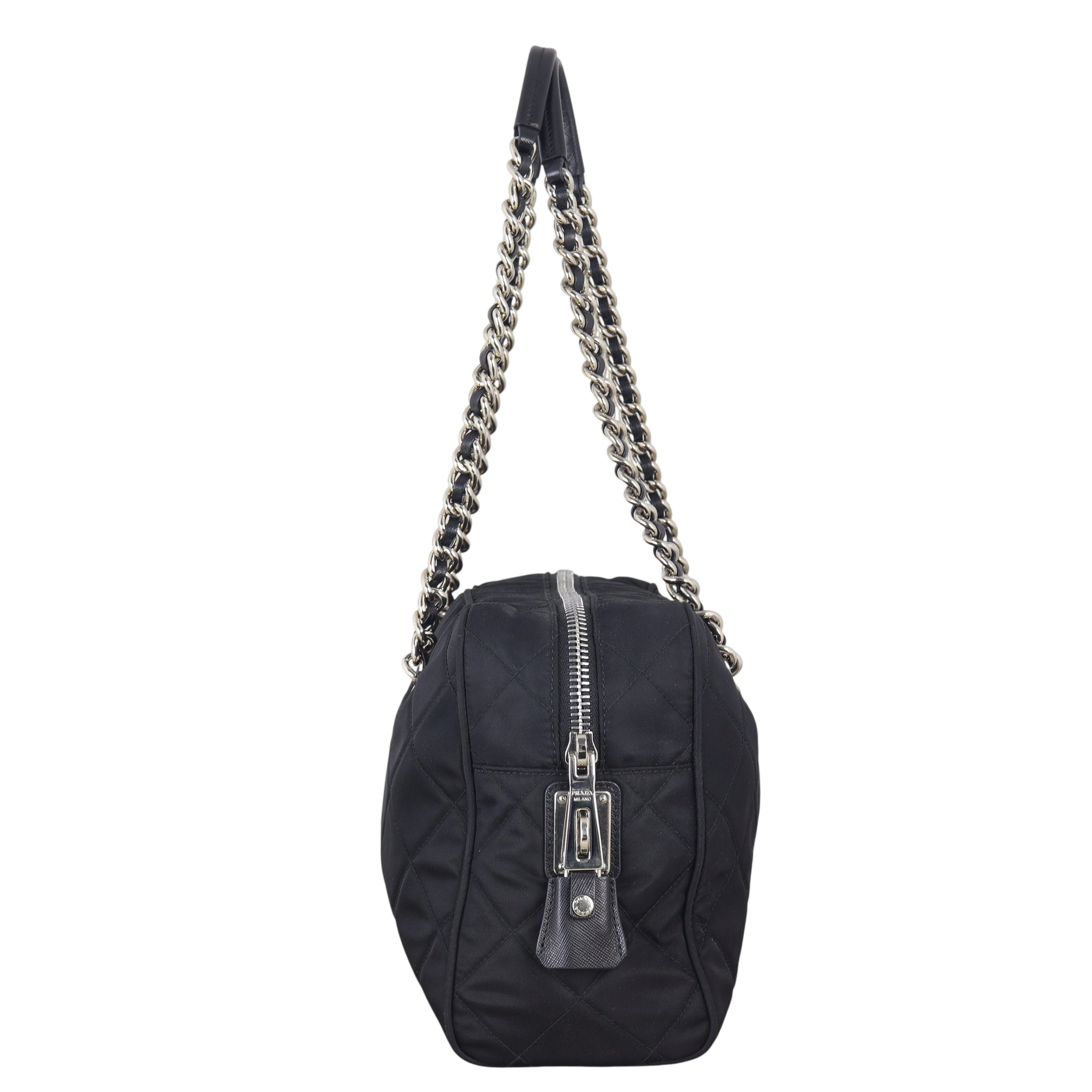 Prada Impuntu Tessuto Shoulder Bag