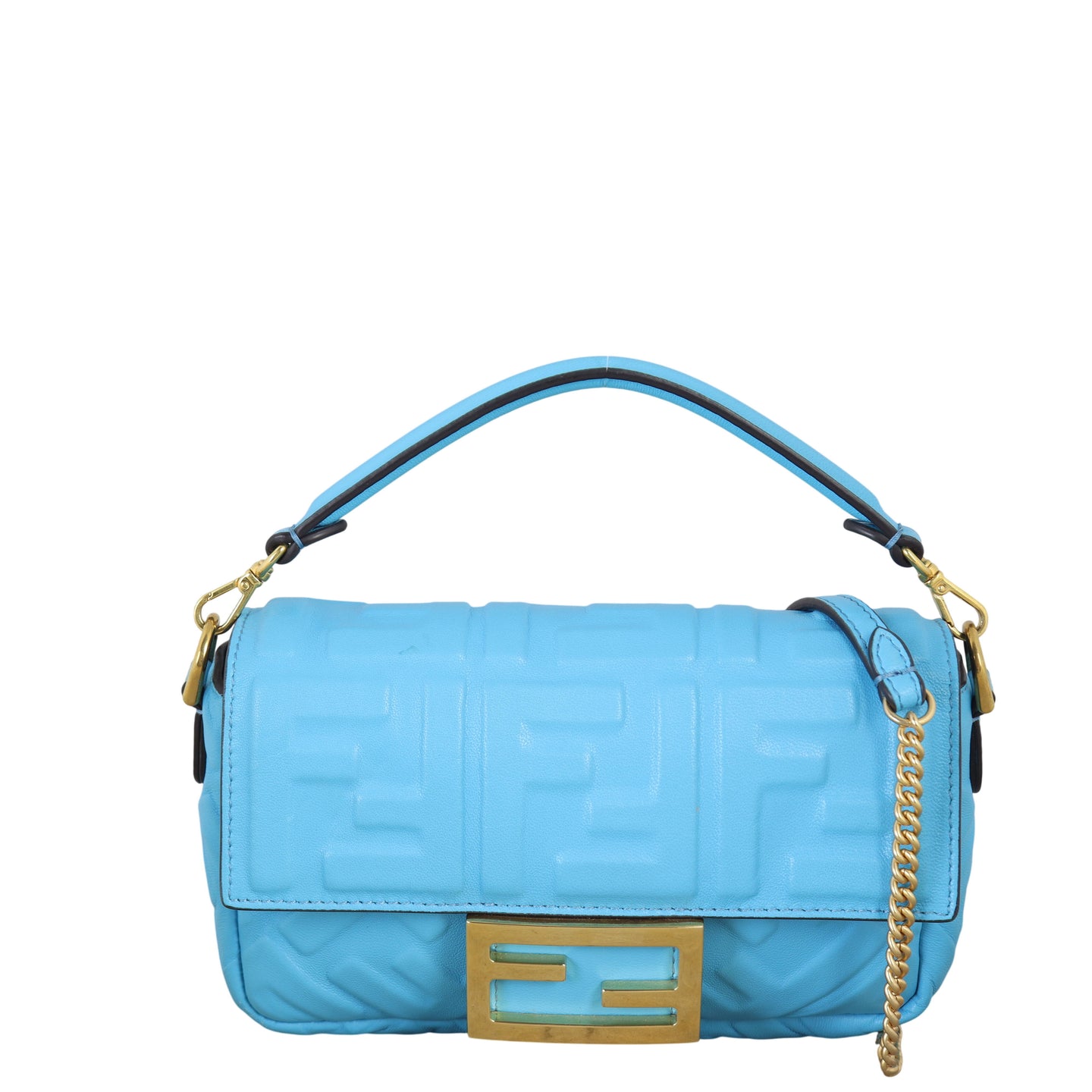 Fendi Baguette Mini Bag Embossed