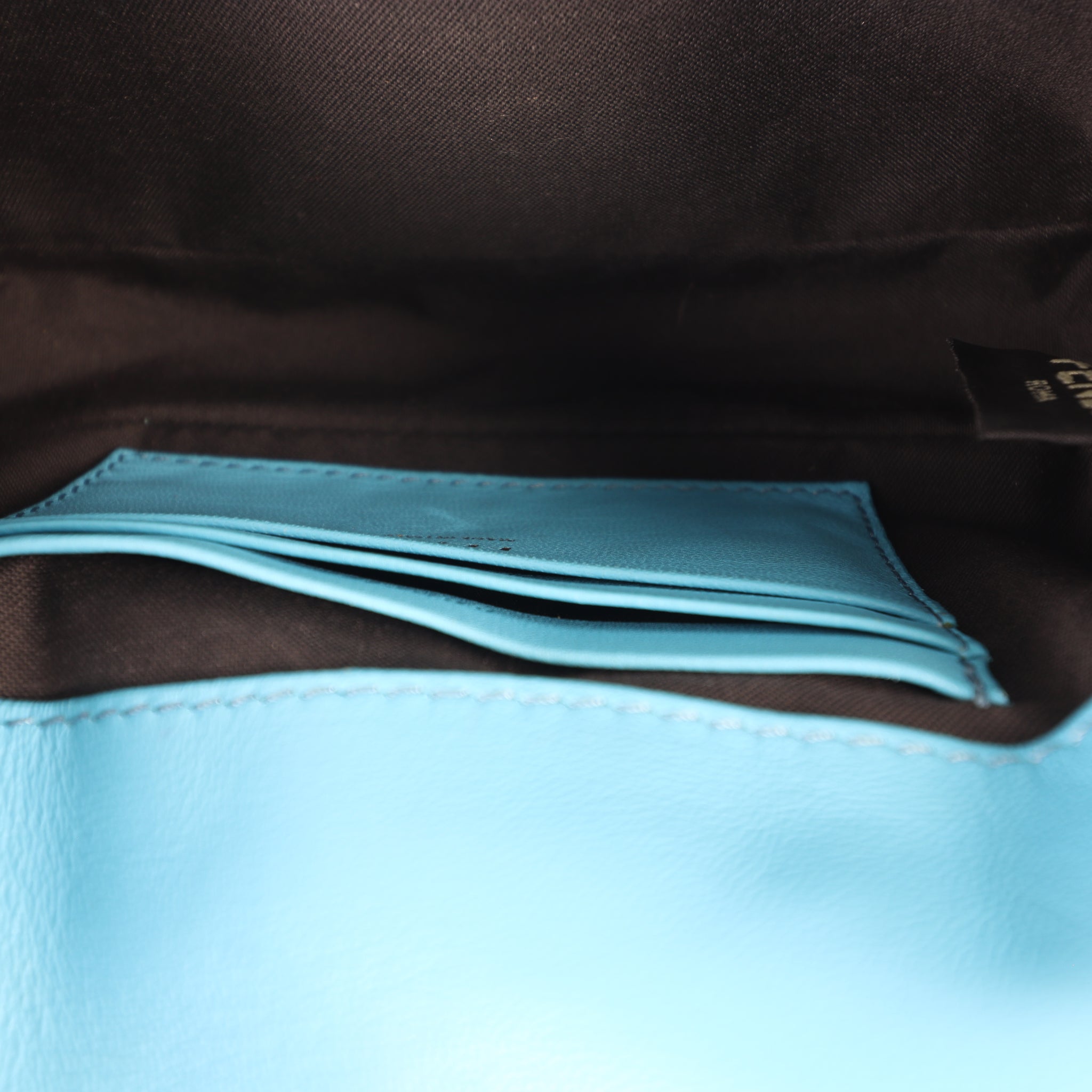 Fendi Baguette Mini Bag Embossed