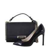 Chanel Label Click Flap Bag