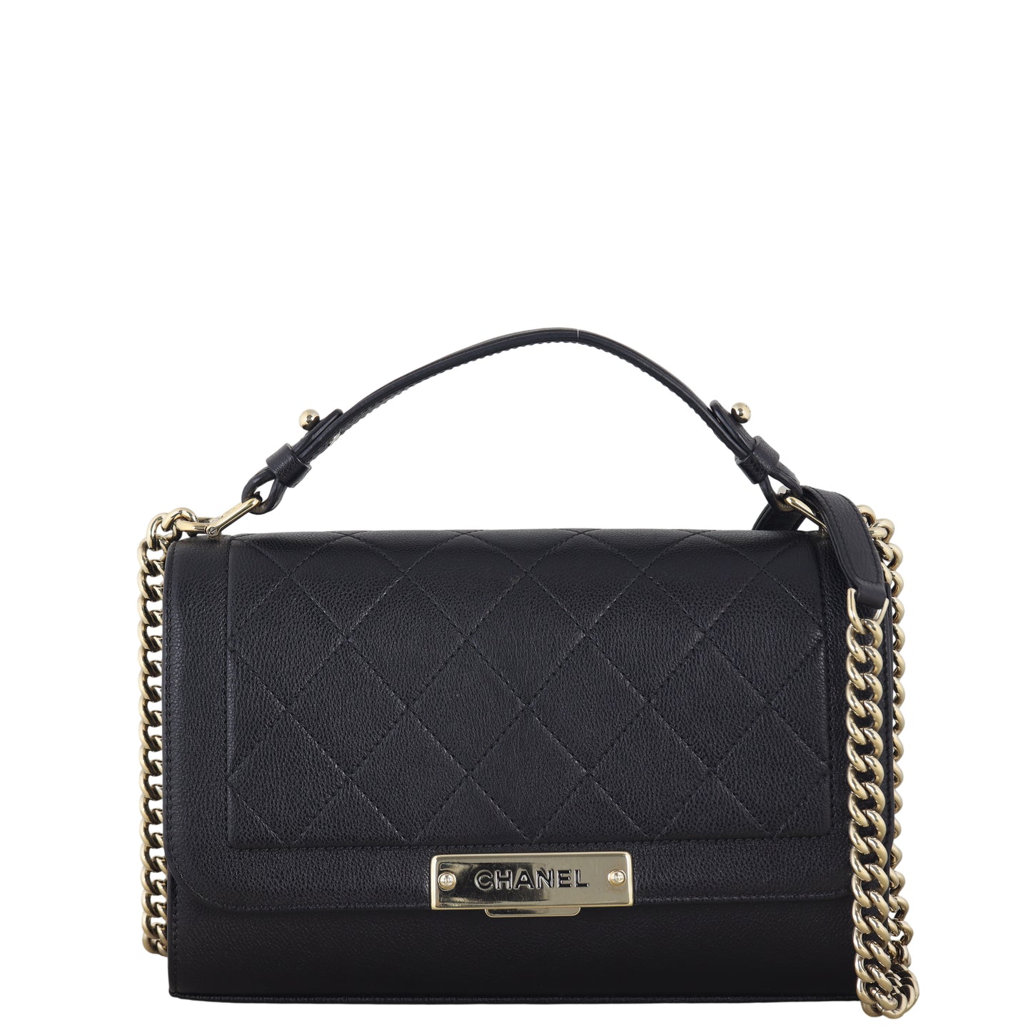 Chanel Label Click Flap Bag