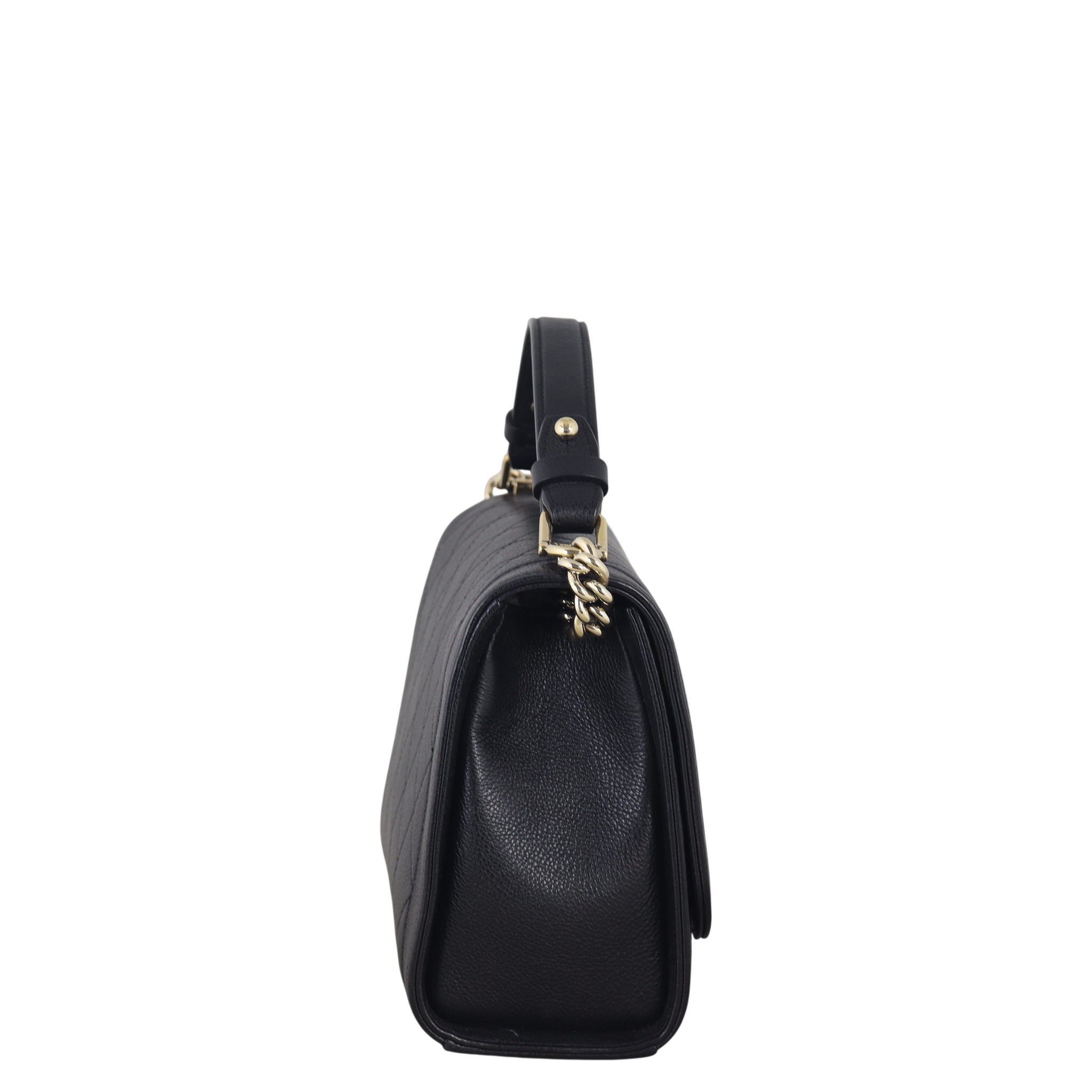 Chanel Label Click Flap Bag