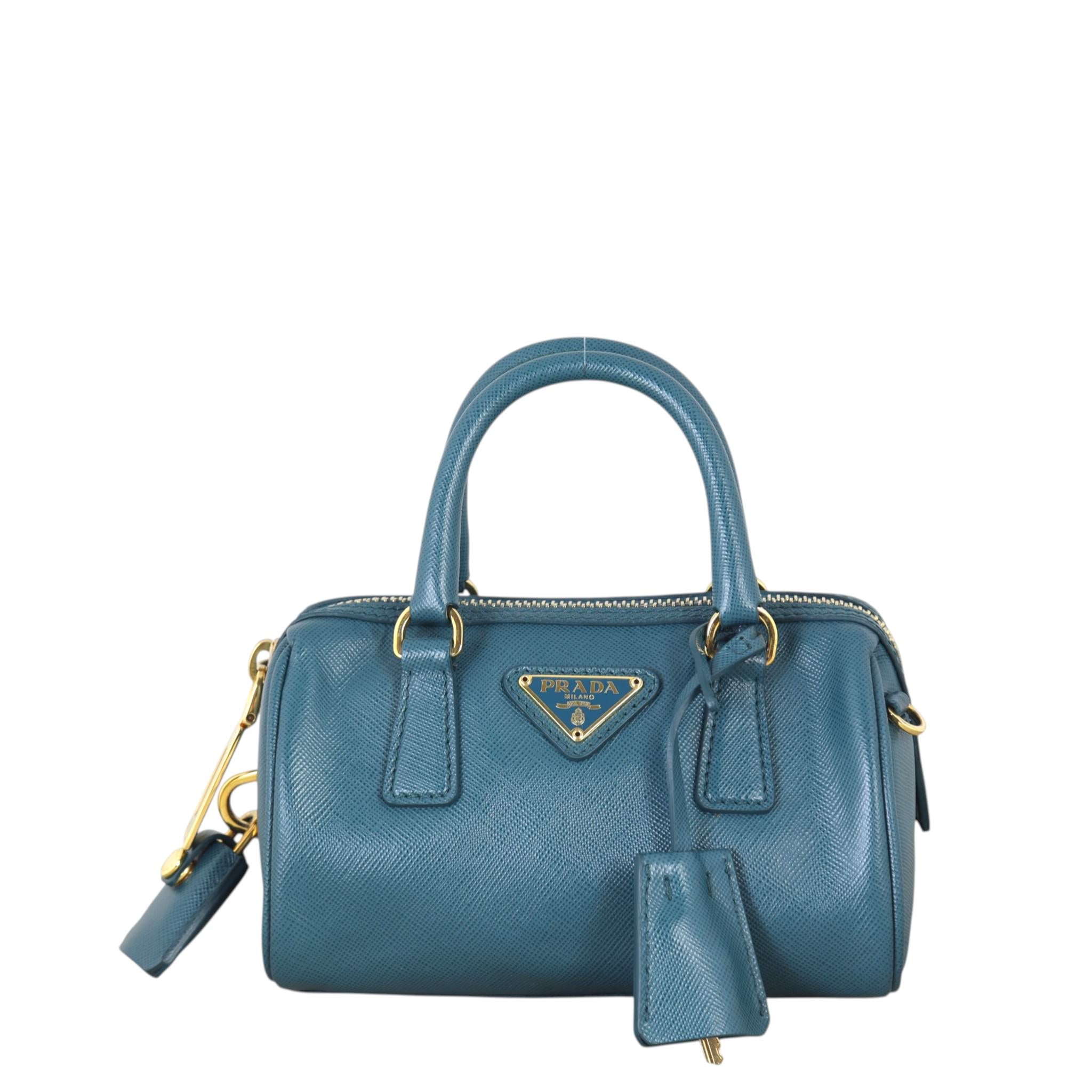Prada Saffiano Lux Mini Boston Bag – Luxe.It.Fwd