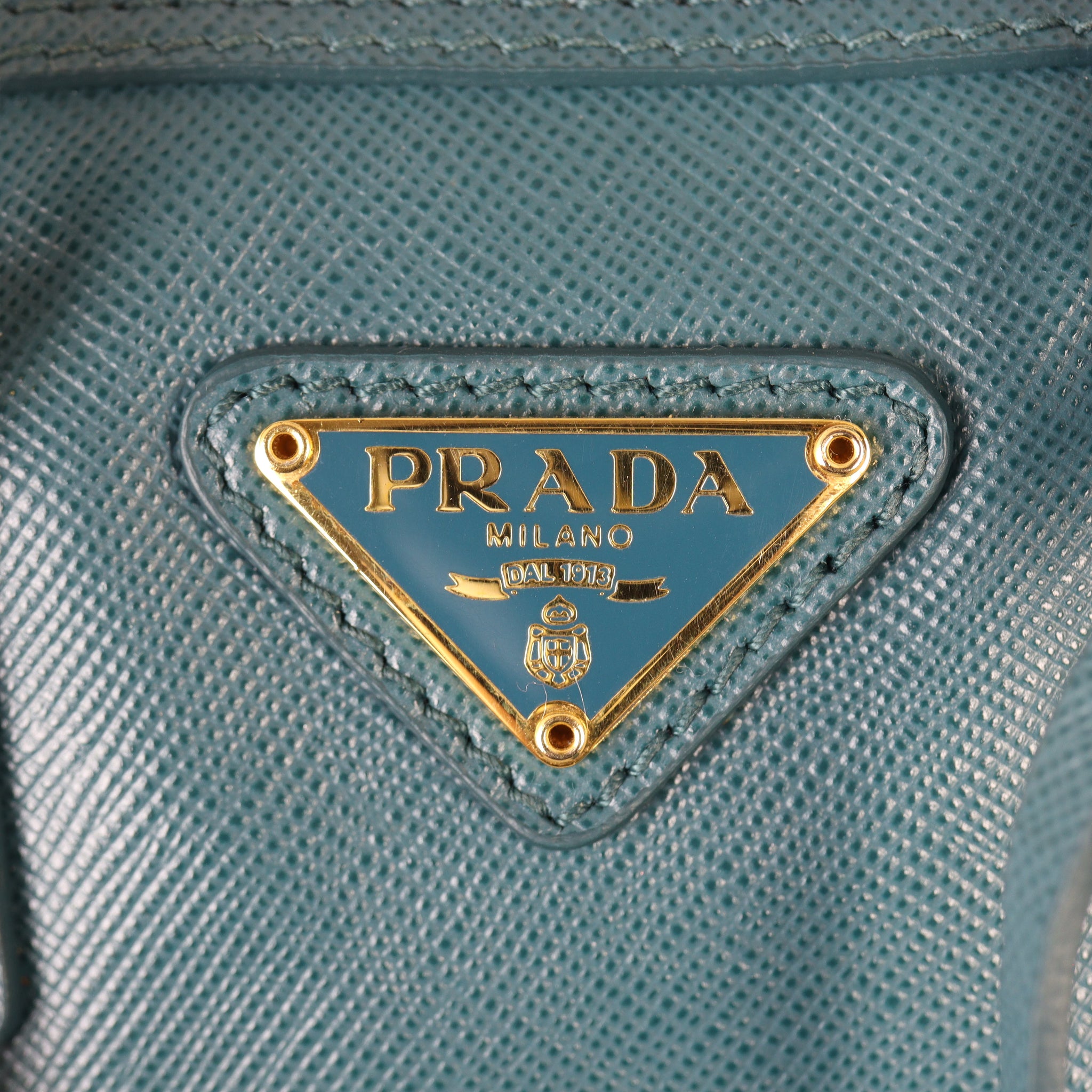 Prada Saffiano Lux Mini Boston Bag