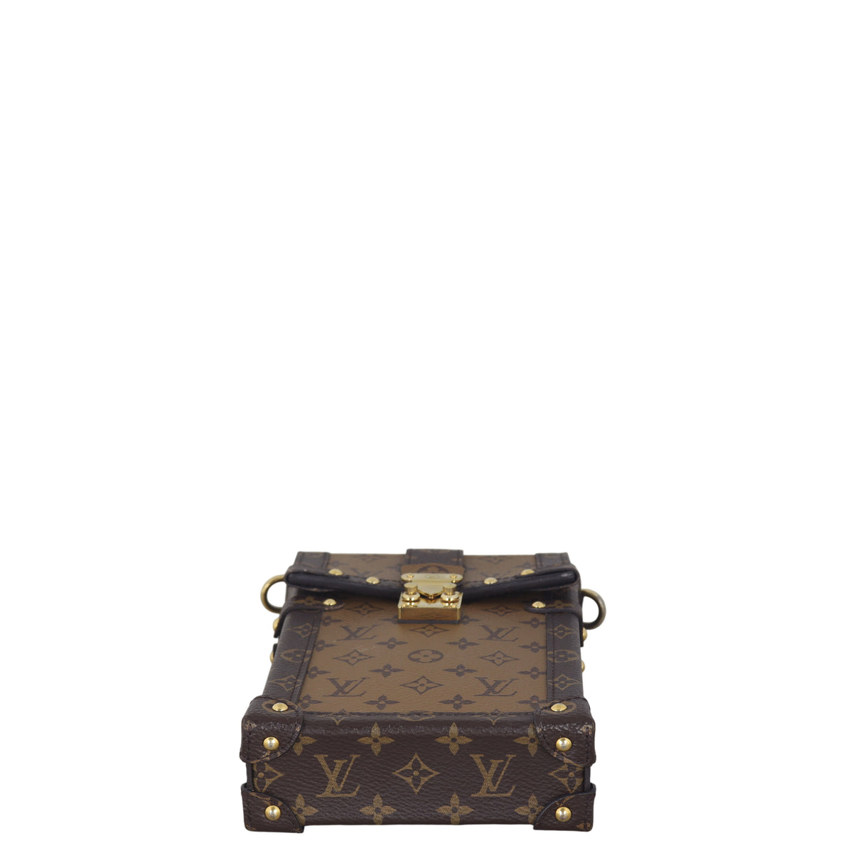 Louis Vuitton Vertical Trunk Pochette Monogram Reverse