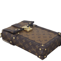 Louis Vuitton Vertical Trunk Pochette Monogram Reverse