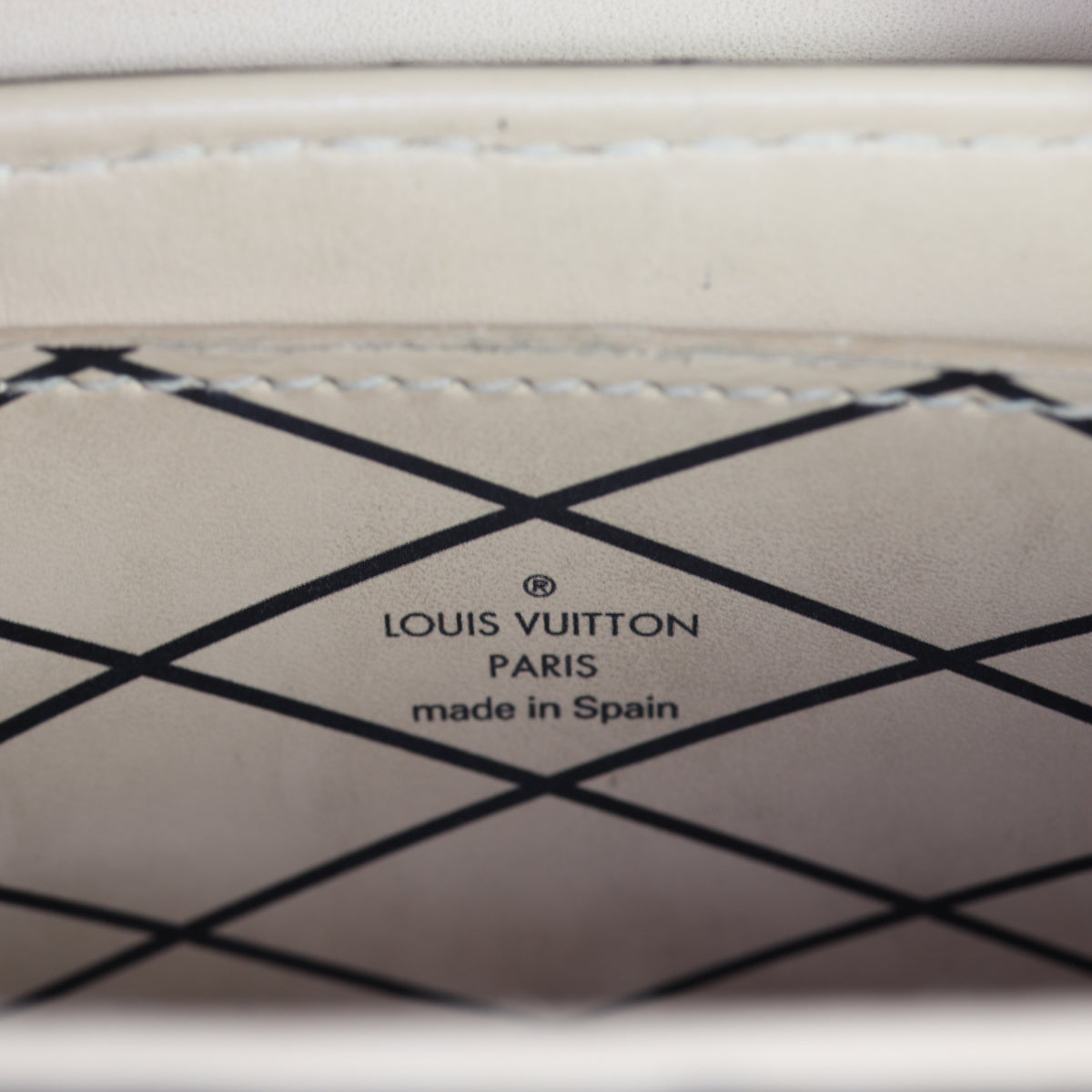 Louis Vuitton Vertical Trunk Pochette Monogram Reverse