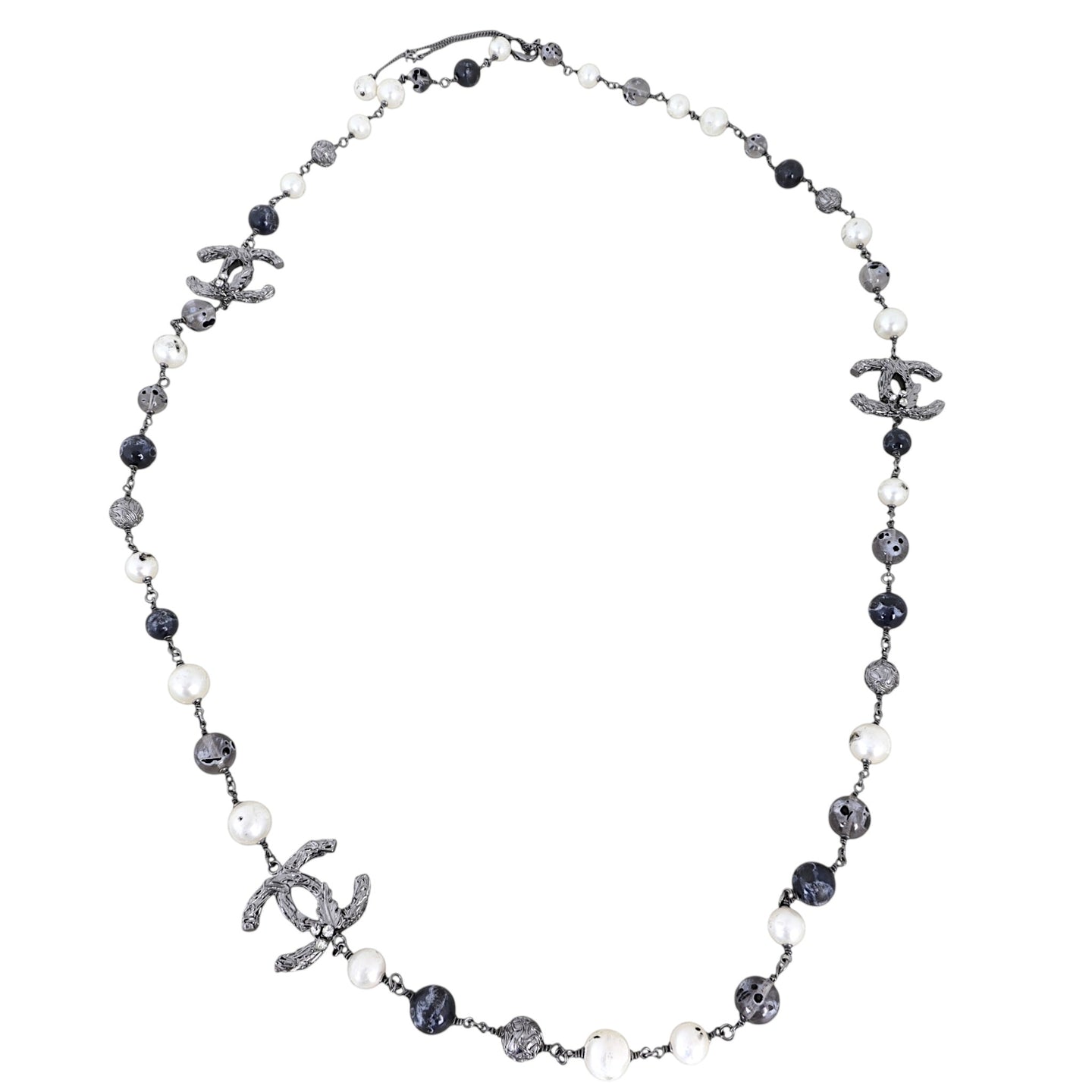 Chanel CC Beaded Long Necklace