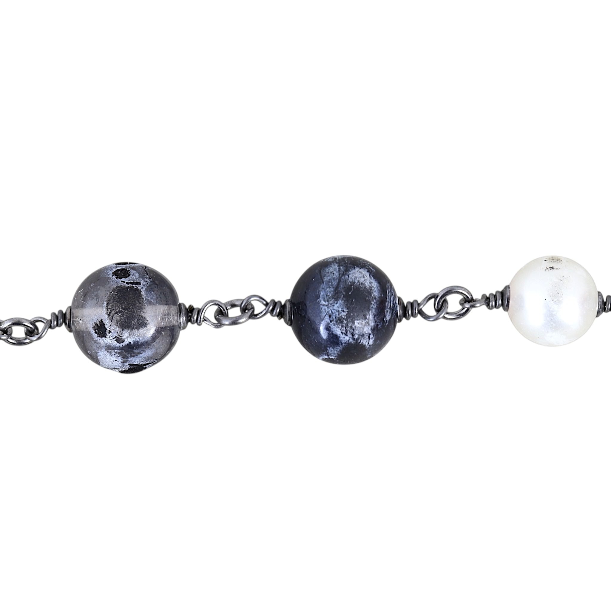Chanel CC Beaded Long Necklace