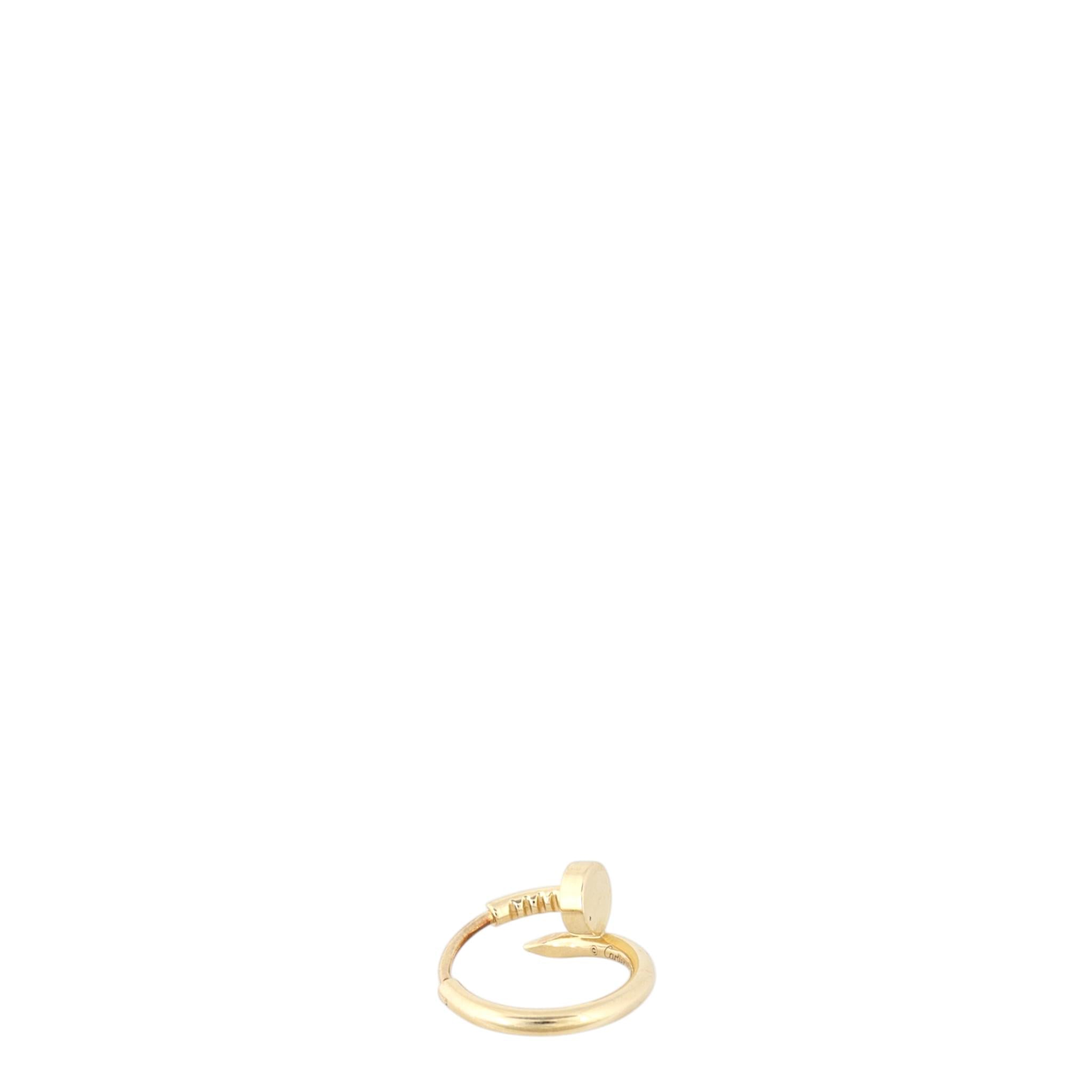 Cartier Juste un Clou Single Earring 18k Yellow Gold