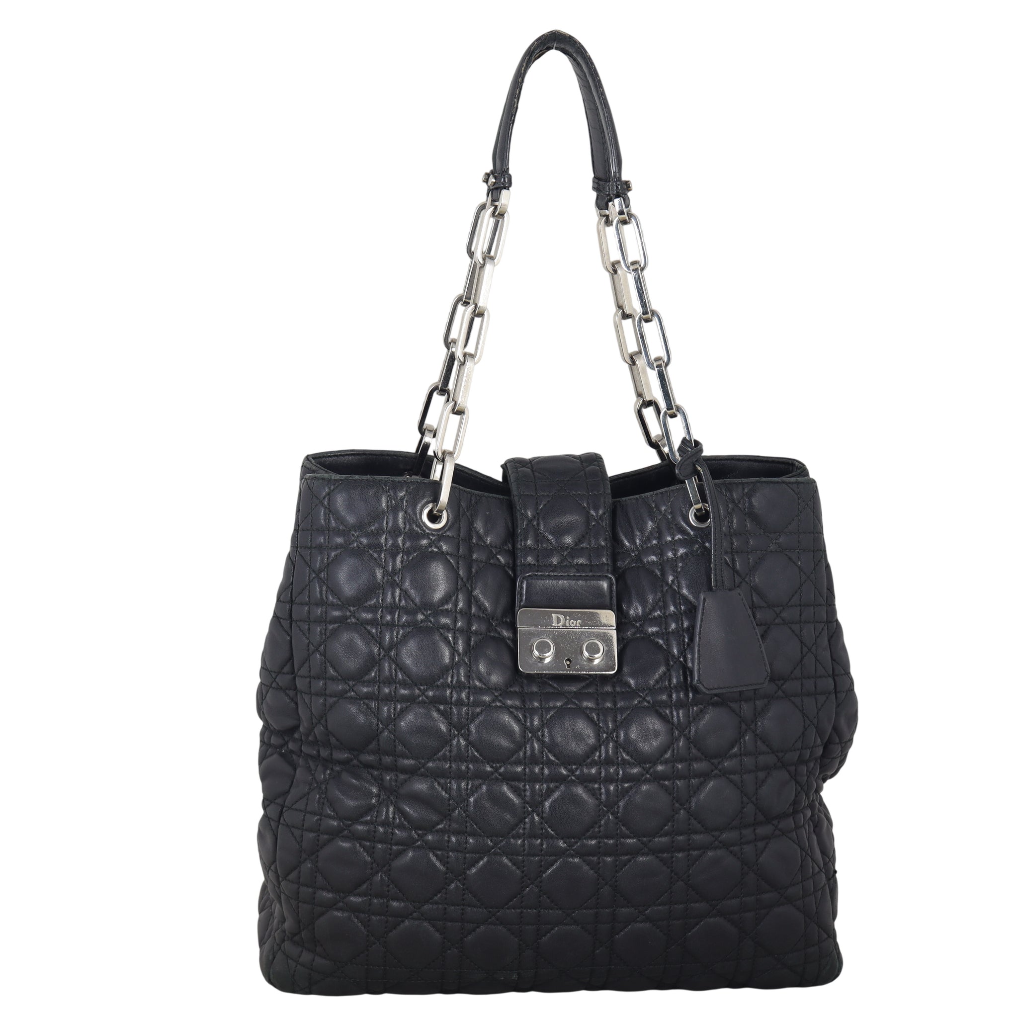 Dior Cannage Soft Tall Shopping Tote