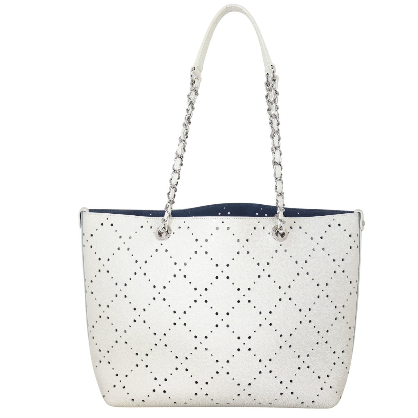 Chanel CC Perforated Shopping Tote