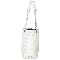 Chanel CC Perforated Shopping Tote