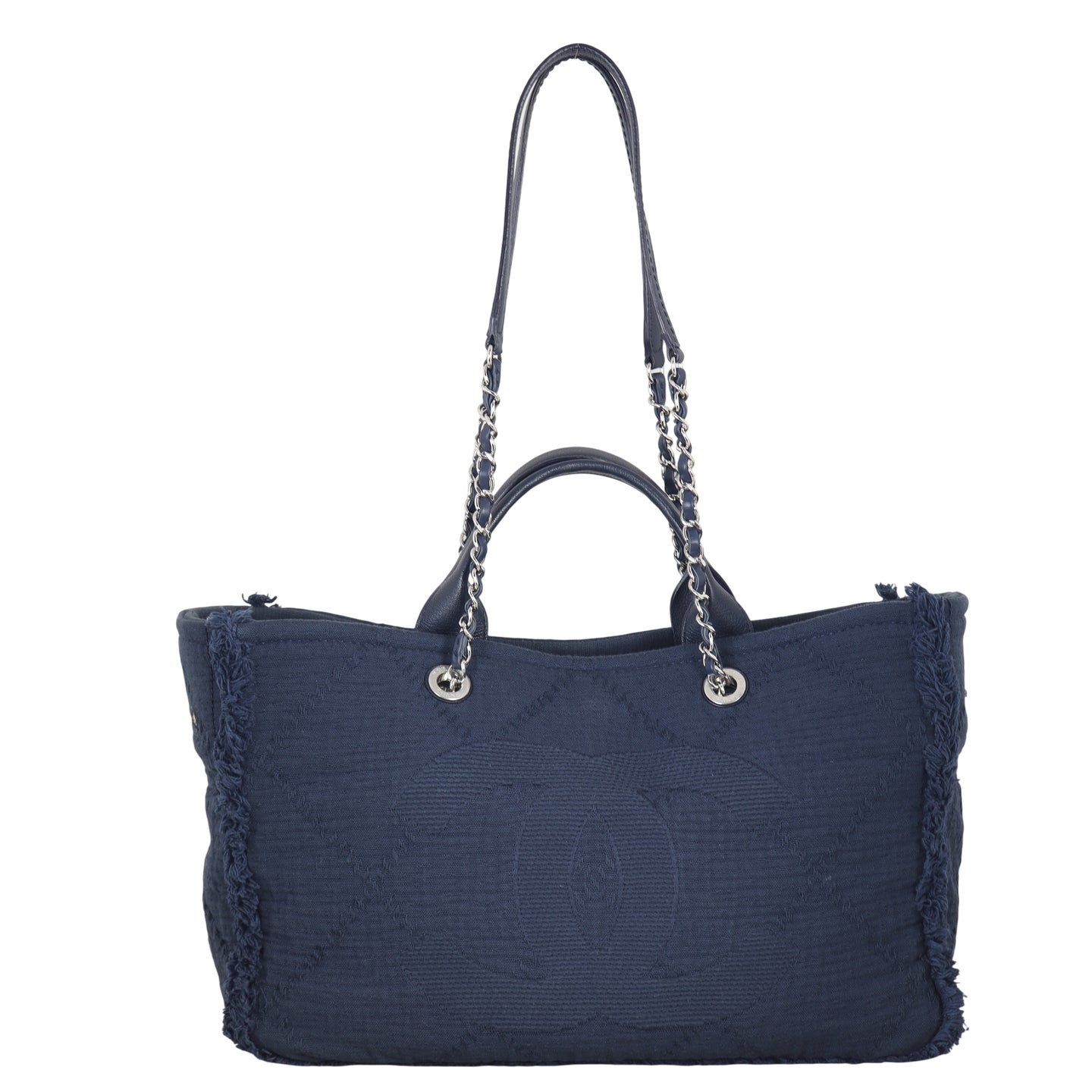 Chanel CC Double Face Canvas Tote Large