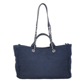 Chanel CC Double Face Canvas Tote Large