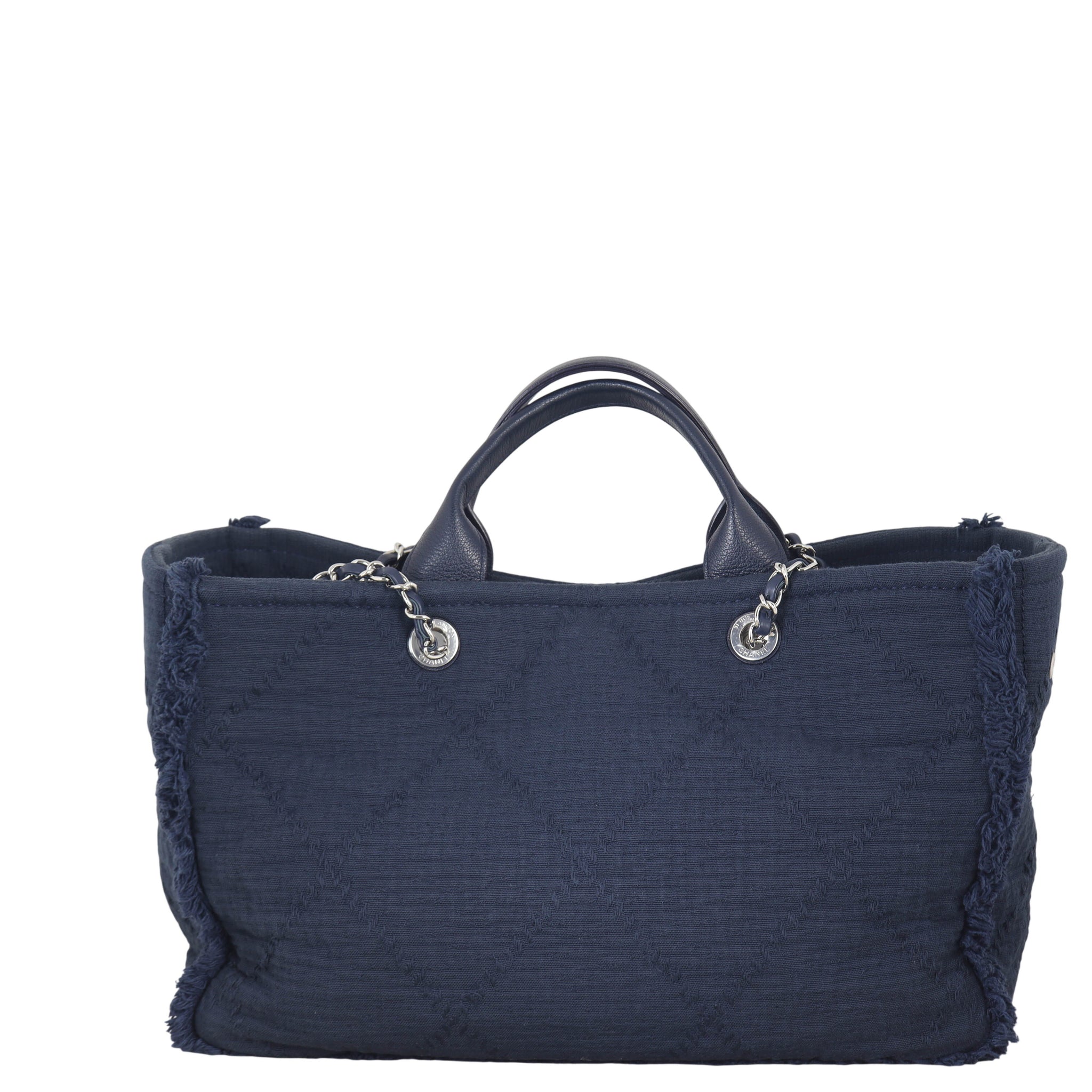 Chanel CC Double Face Canvas Tote Large