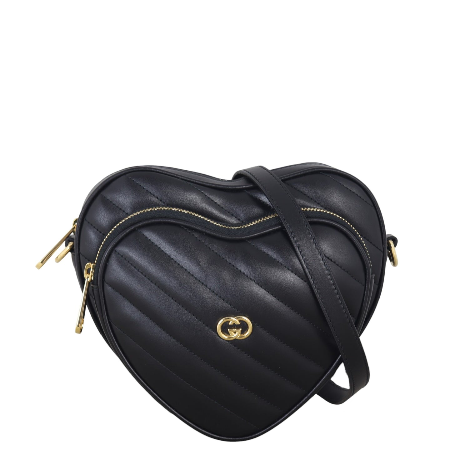 Gucci Interlocking G Heart Crossbody