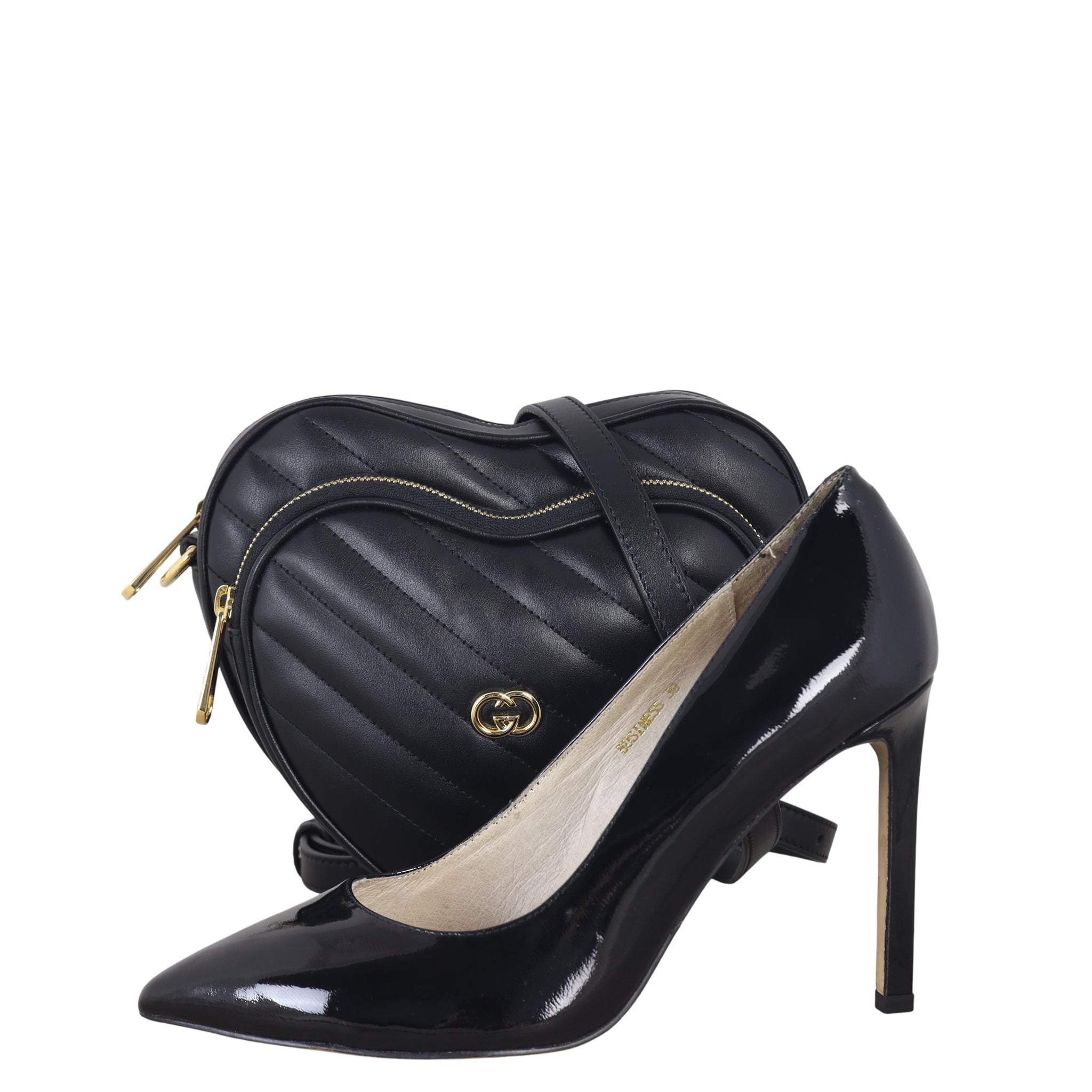 Gucci Interlocking G Heart Crossbody