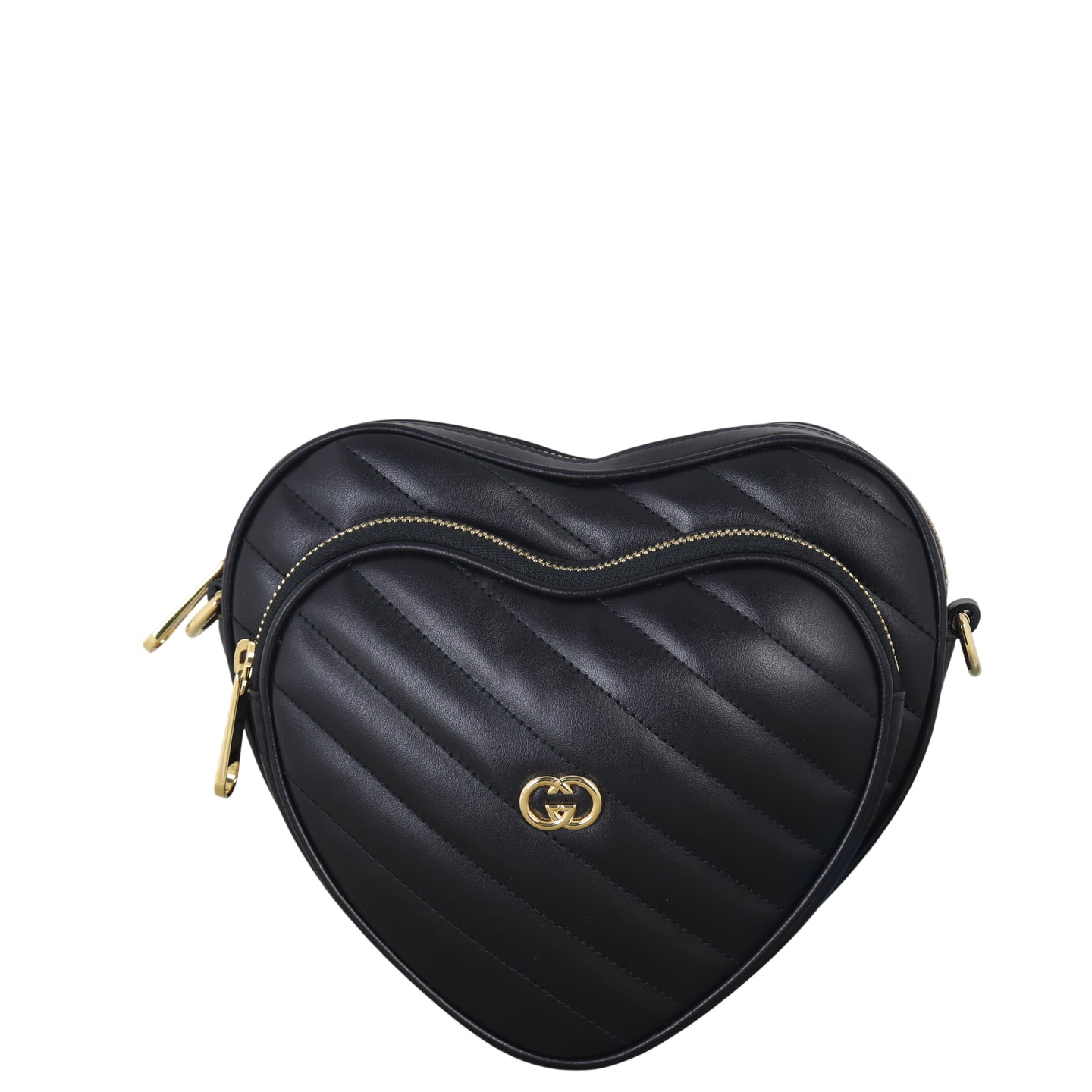 Gucci Interlocking G Heart Crossbody