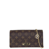 Louis Vuitton Lily Chain Wallet Monogram