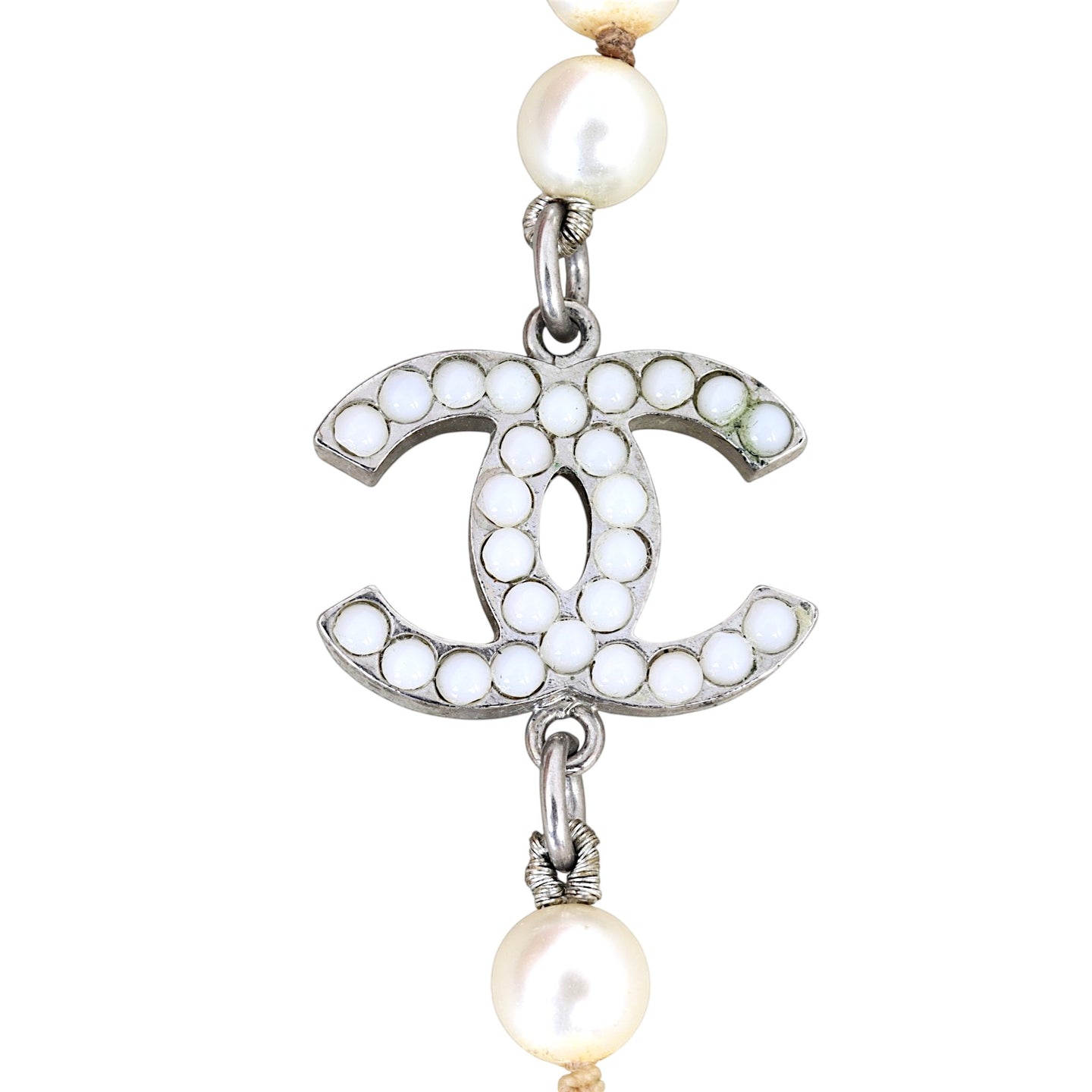 Chanel Pearl CC Long Necklace