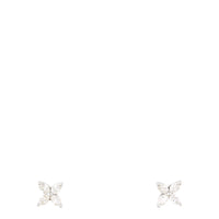 Tiffany & Co Victoria Platinum Diamond Earrings Small