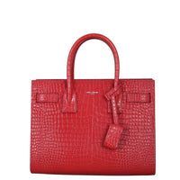 Saint Laurent Sac de Jour Baby Croc Embossed