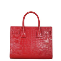 Saint Laurent Sac de Jour Baby Croc Embossed