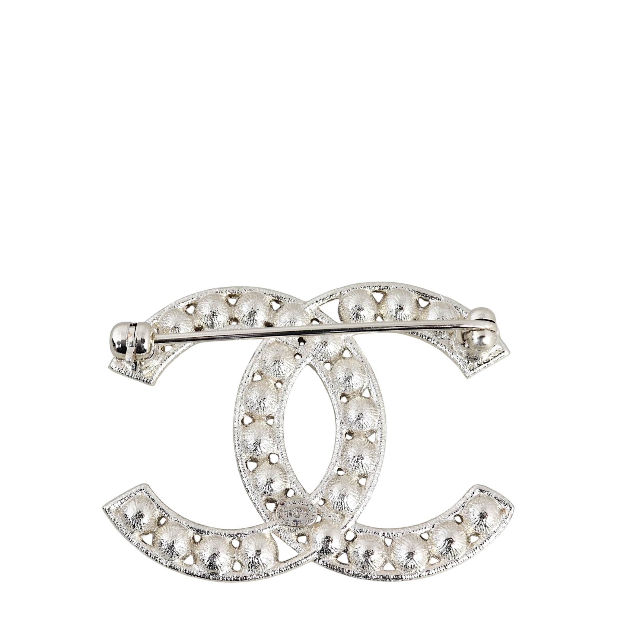 希少✨CHANEL Cocomark Bijou Crystal Brooch Chanel Crystal CC Brooch – Luxe.It.Fwd