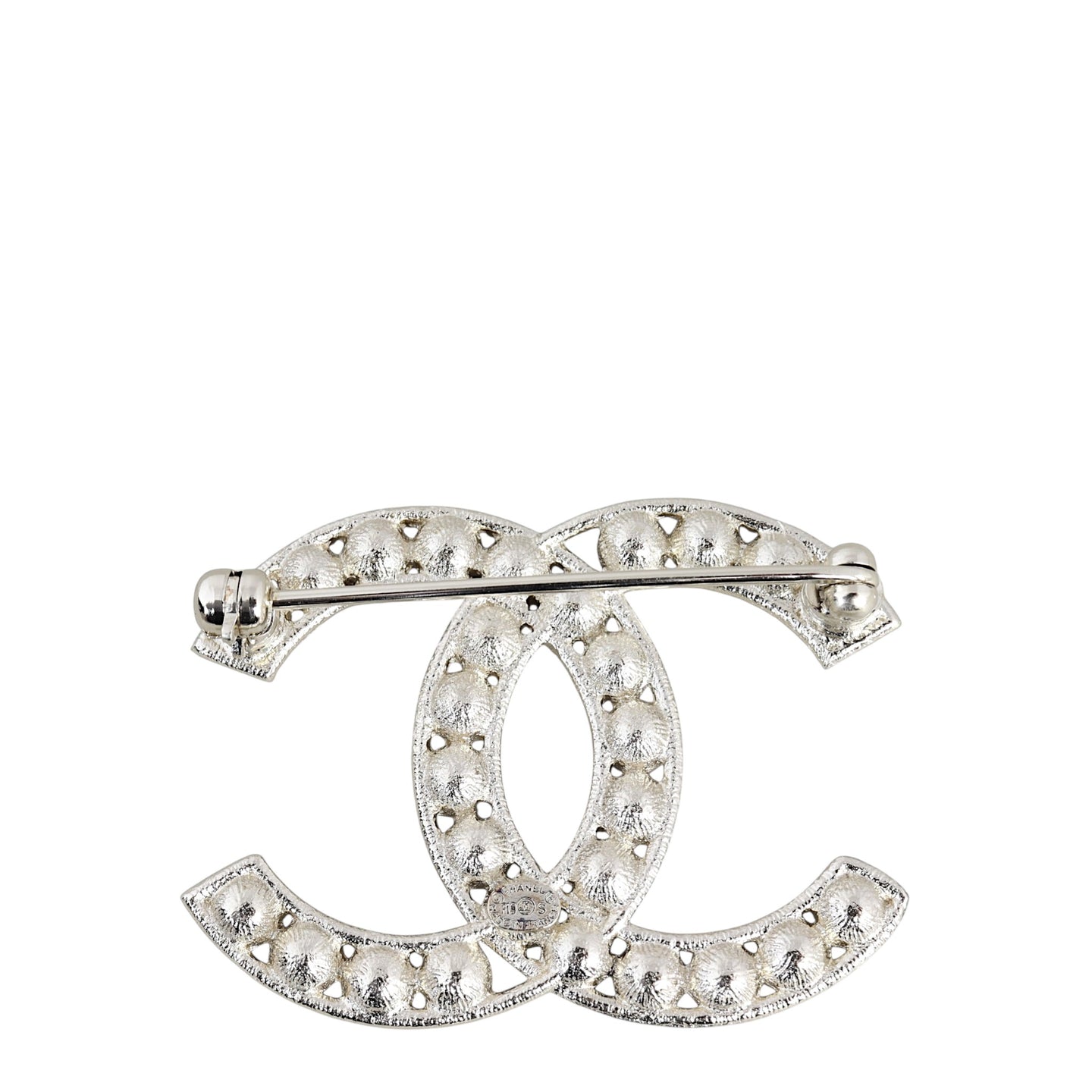 Chanel Crystal CC Brooch