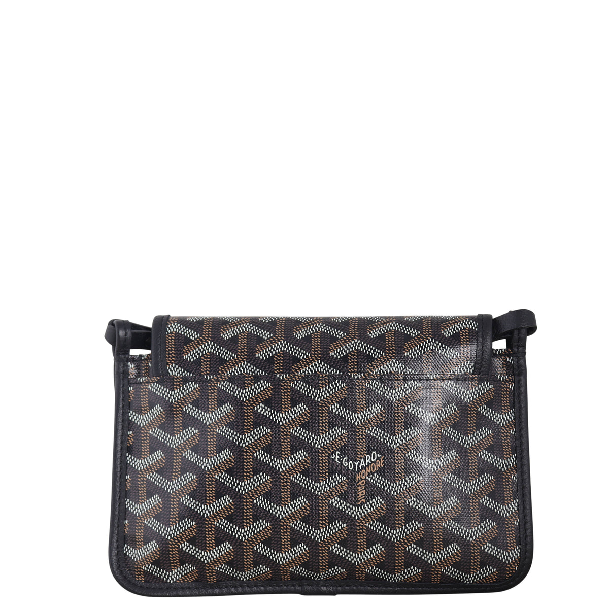 Goyard Plumet Pocket Wallet on Strap Goyardine