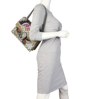 Gucci Dionysus GG Supreme Bird Embroidered Medium Shoulder Bag