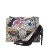 Gucci Dionysus GG Supreme Bird Embroidered Medium Shoulder Bag