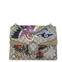 Gucci Dionysus GG Supreme Bird Embroidered Medium Shoulder Bag