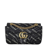 Gucci x Balenciaga The Hacker Project GG Marmont Matelasse Small Shoulder Bag
