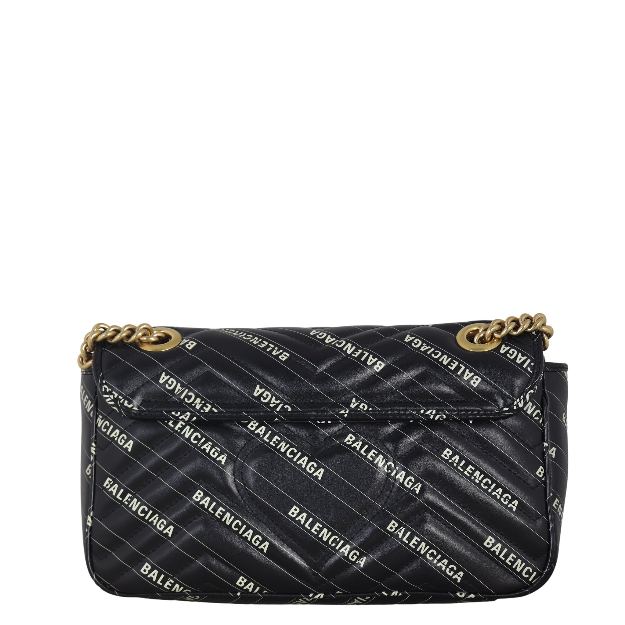 Gucci x Balenciaga The Hacker Project GG Marmont Matelasse Small Shoulder Bag