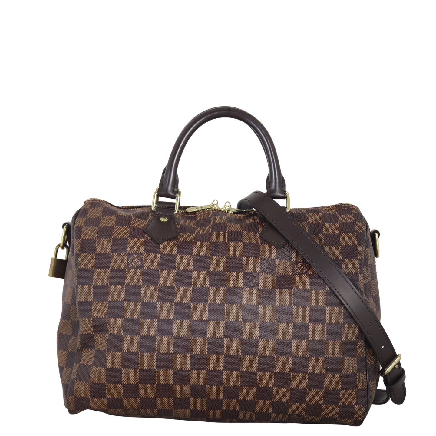 Louis Vuitton Speedy 30 Bandouliere Damier Ebene