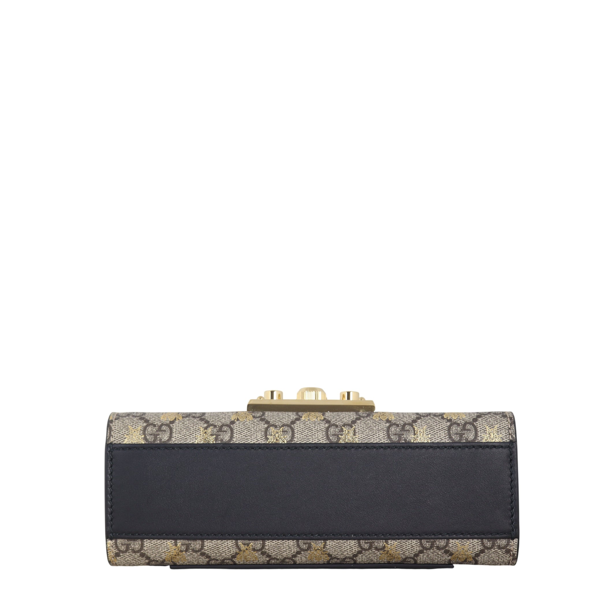 Gucci GG Supreme Bees Padlock Shoulder Bag