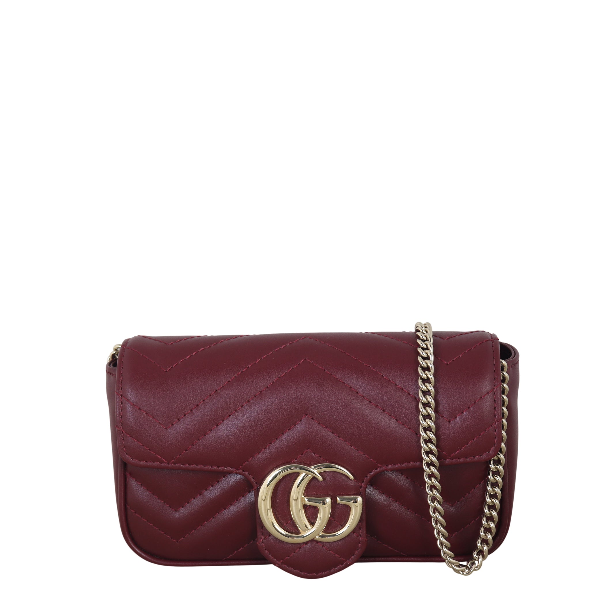 Gucci GG Marmont Matelasse Super Mini Shoulder Bag