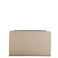 Saint Laurent Kate Tassel Chain Bag Medium Croc-Embossed
