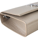 Saint Laurent Kate Tassel Chain Bag Medium Croc-Embossed
