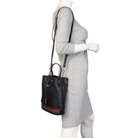 Gucci Ophidia Leather Bucket Bag Mini