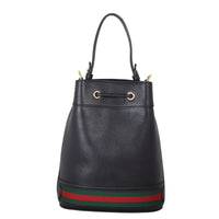 Gucci Ophidia Leather Bucket Bag Mini