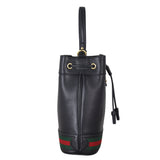 Gucci Ophidia Leather Bucket Bag Mini