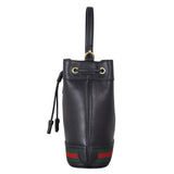 Gucci Ophidia Leather Bucket Bag Mini