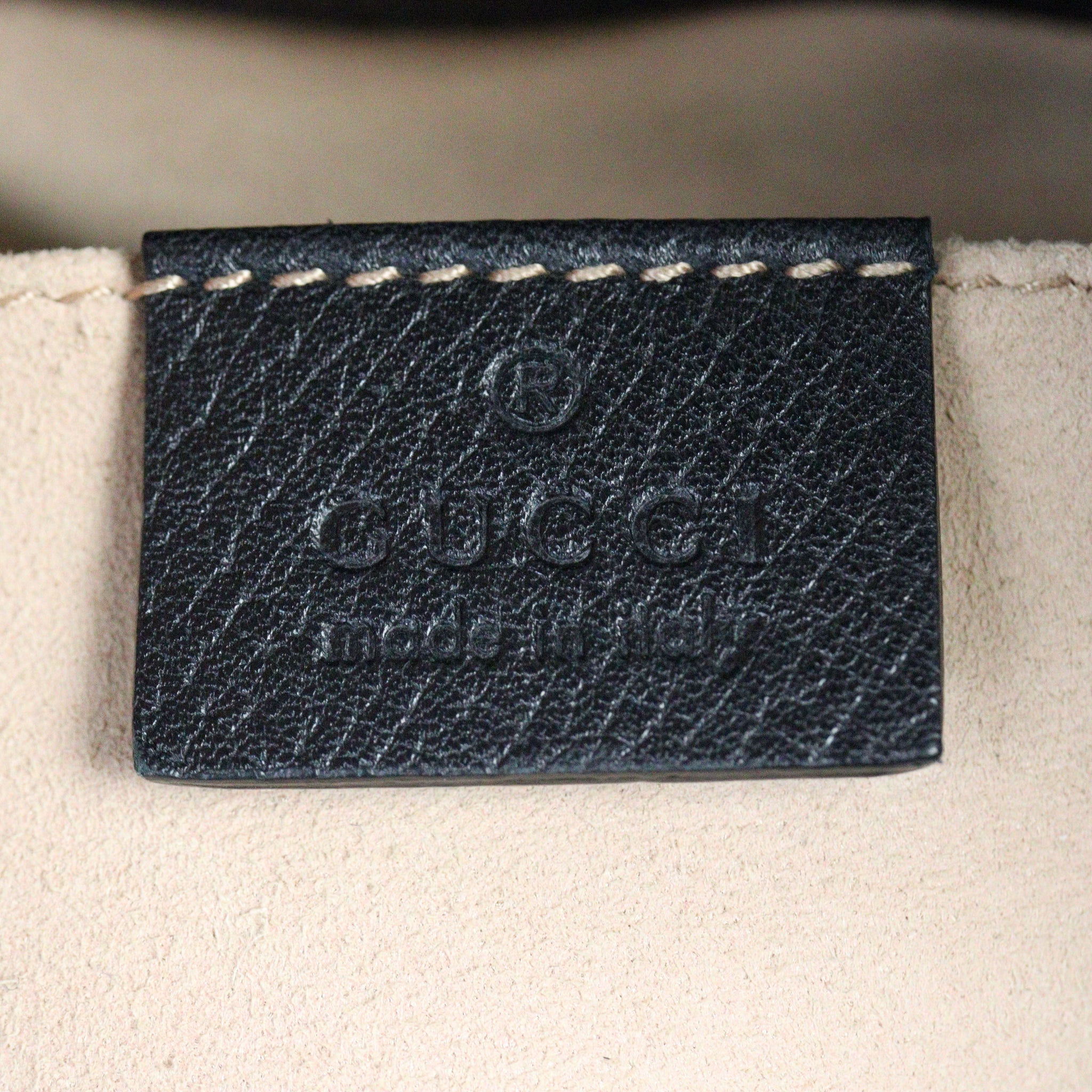 Gucci Ophidia Leather Bucket Bag Mini