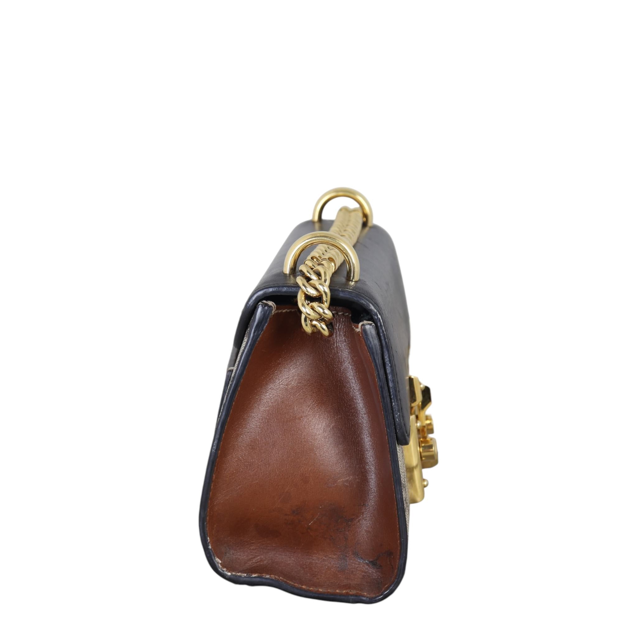 Gucci GG Supreme Padlock Small Shoulder Bag