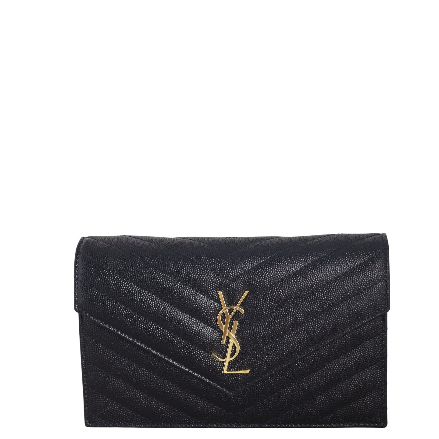 Saint Laurent Cassandre Envelope Chain Wallet