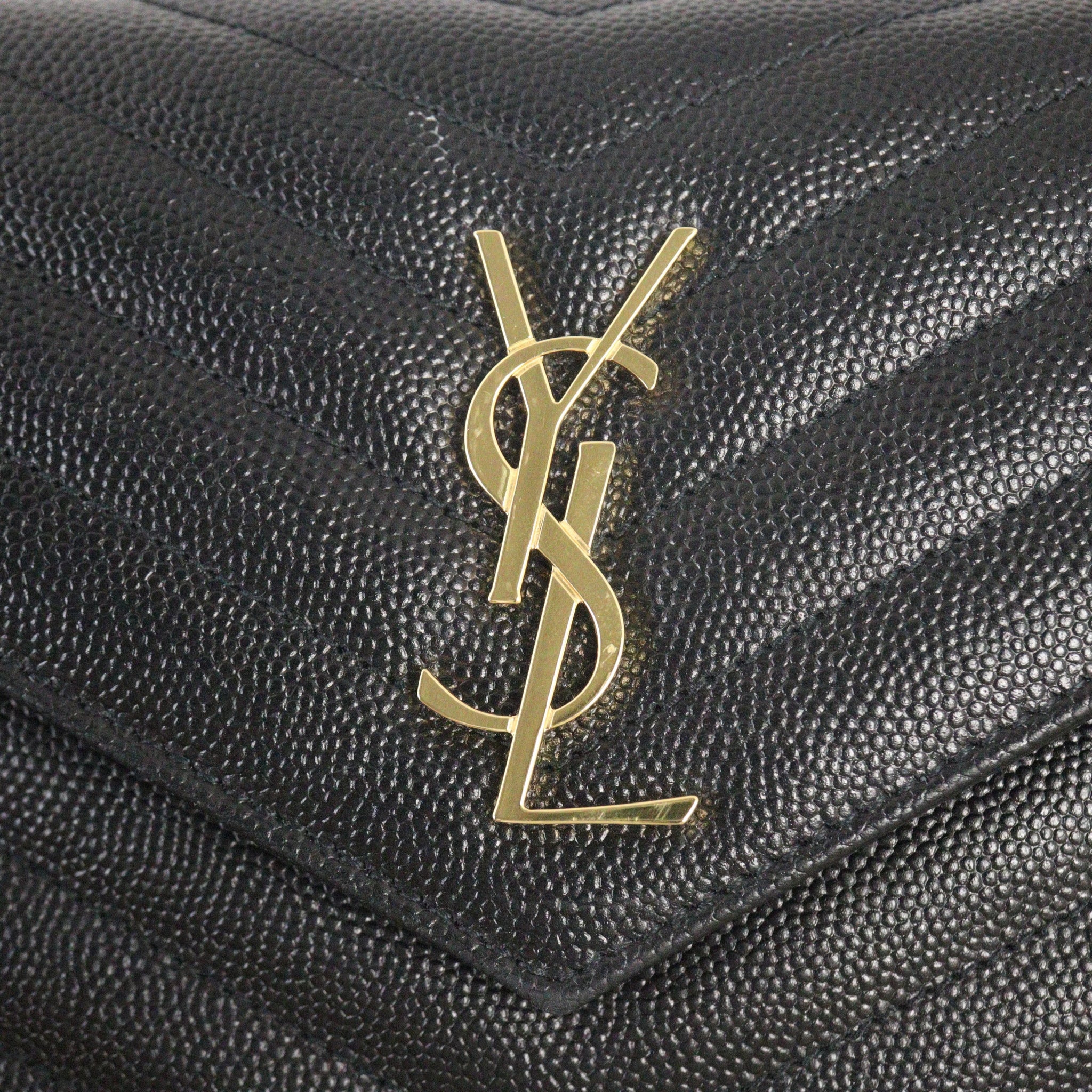 Saint Laurent Cassandre Envelope Chain Wallet